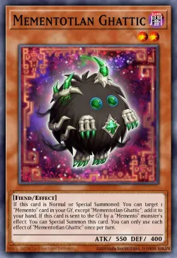 Mementotlan Ghattic #EN157 · Yu-Gi-Oh!