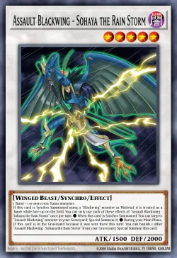 Assault Blackwing - Sohaya the Rain Storm 「EN」