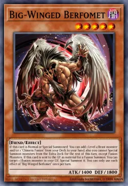 Big-Winged Berfomet #EN092 · Yu-Gi-Oh!