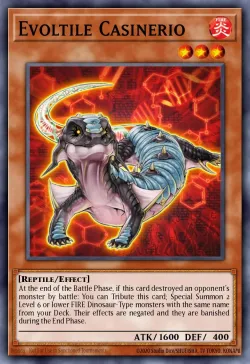 Evoltile Casinerio #EN026 · Yu-Gi-Oh!