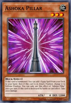 Ashoka Pillar #EN018 · Yu-Gi-Oh!
