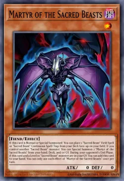 Martyr of the Sacred Beasts #EN009 · Yu-Gi-Oh!