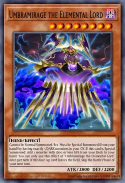 Umbramirage the Elemental Lord 「EN」
