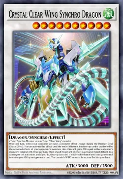 Crystal Clear Wing Synchro Dragon 「EN」