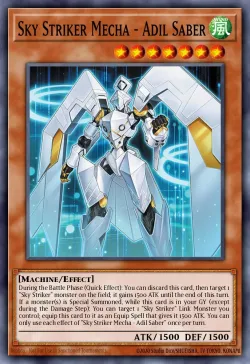 Sky Striker Mecha - Adil Saber #ENS04 · Yu-Gi-Oh!