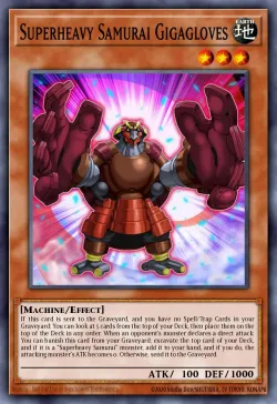 Superheavy Samurai Gigagloves 「EN」