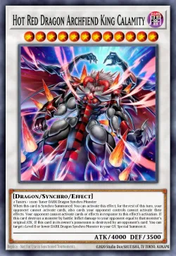 Hot Red Dragon Archfiend King Calamity 「EN」