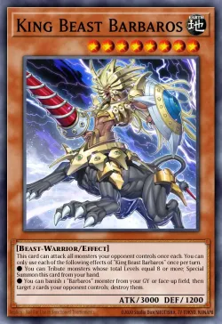 King Beast Barbaros #EN057 · Yu-Gi-Oh!