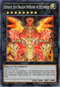 Hieratic Sun Dragon Overlord of Heliopolis 「EN」