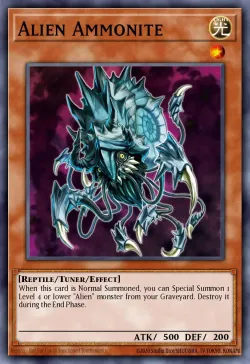 Alien Ammonite #EN039 · Yu-Gi-Oh!
