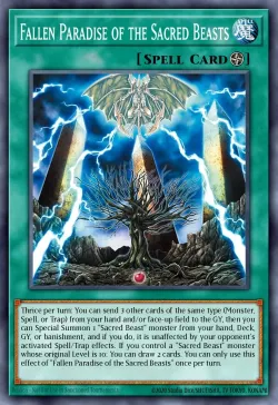 Fallen Paradise of the Sacred Beasts #EN048 · Yu-Gi-Oh!