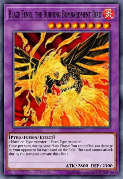 Blaze Fenix, the Burning Bombardment Bird 「EN」