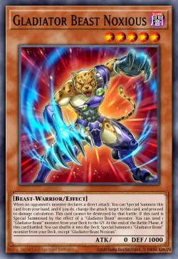 Gladiator Beast Noxious #EN021 · Yu-Gi-Oh!