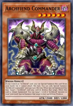 Archfiend Commander 「EN」