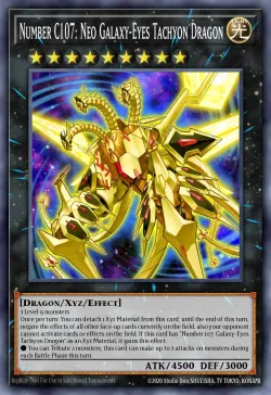 Number C107: Neo Galaxy-Eyes Tachyon Dragon 「EN」