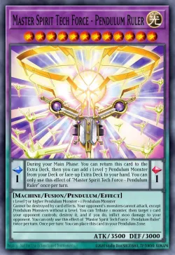 Master Spirit Tech Force - Pendulum Ruler #EN027 · Yu-Gi-Oh!