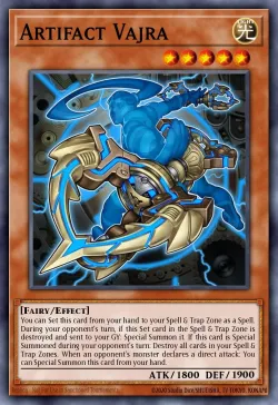 Artifact Vajra #EN027 · Yu-Gi-Oh!