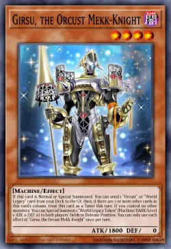 Girsu, the Orcust Mekk-Knight #EN056 · Yu-Gi-Oh!