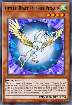 Crystal Beast Sapphire Pegasus 「EN」