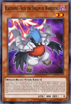 Blackwing - Vata the Emblem of Wandering 「EN」