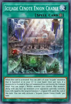 Icejade Cenote Enion Cradle #EN028 · Yu-Gi-Oh!