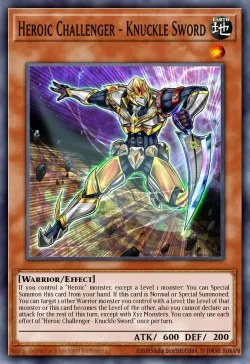Heroic Challenger - Knuckle Sword #EN015 · Yu-Gi-Oh!