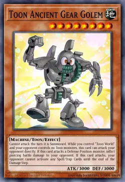 Toon Ancient Gear Golem 「EN」