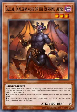 Calcab, Malebranche of the Burning Abyss #EN048 · Yu-Gi-Oh!