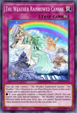 The Weather Rainbowed Canvas 「EN」