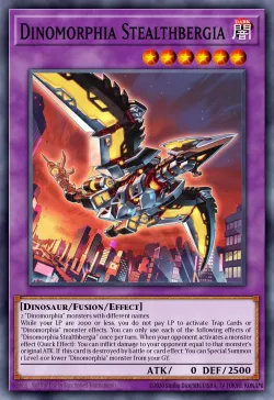 Dinomorphia Stealthbergia #EN021 · Yu-Gi-Oh!