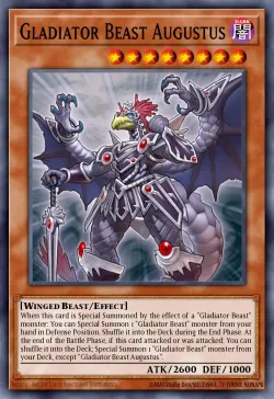 Gladiator Beast Augustus #EN020 · Yu-Gi-Oh!