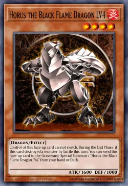 Horus the Black Flame Dragon LV4 「EN」