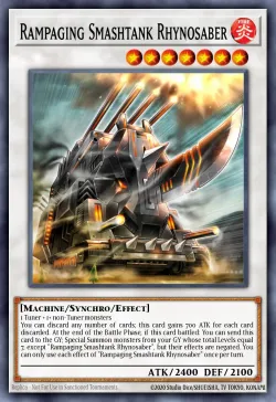 Rampaging Smashtank Rhynosaber 「EN」