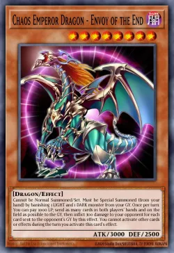 Chaos Emperor Dragon - Envoy of the End 「EN」