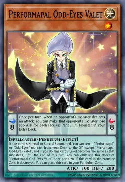 Performapal Odd-Eyes Valet 「EN」