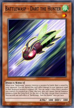 Battlewasp - Dart the Hunter #EN032 · Yu-Gi-Oh!