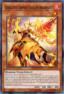 Courageous Crimson Chevalier Bradamante #EN014 · Yu-Gi-Oh!