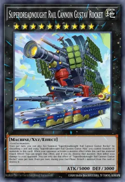 Superdreadnought Rail Cannon Gustav Rocket #EN043 · Yu-Gi-Oh!