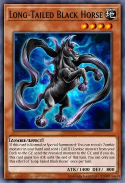 Long-Tailed Black Horse #EN097 · Yu-Gi-Oh!