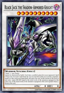 Black Jack the Shadow-Armored Knight #EN046 · Yu-Gi-Oh!