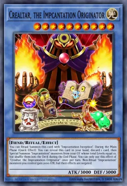 Crealtar, the Impcantation Originator #EN029 · Yu-Gi-Oh!
