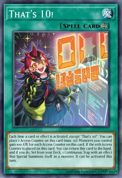 That's 10! 「EN」
