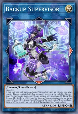Backup Supervisor #EN015 · Yu-Gi-Oh!