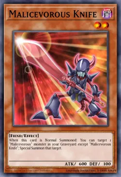 Malicevorous Knife #EN129 · Yu-Gi-Oh!