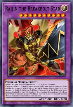 Raijin the Breakbolt Star 「EN」